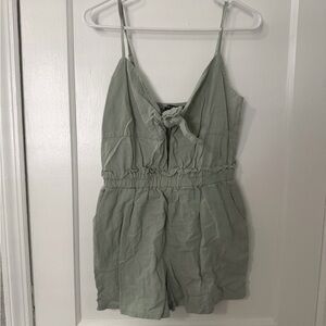 One Clothing Sage Green Jumpsuit